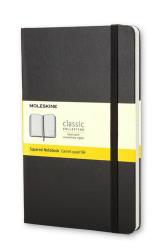 Notebook Large Plain Black Hard Cover